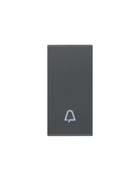 Vimar 20021.C Copritasto 1 Modulo Simbolo Campanello Grigio