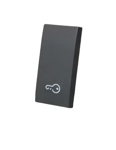 Vimar 20021.C Tastaturabdeckung, 1 Modul, Glockensymbol, Grau