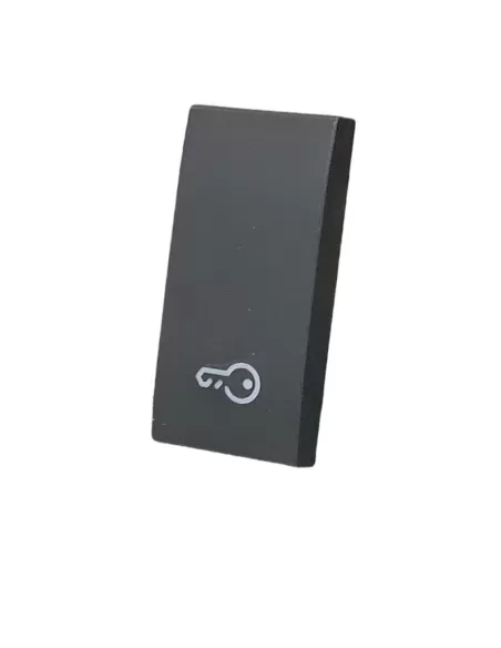 Vimar 20021.C Tastaturabdeckung, 1 Modul, Glockensymbol, Grau