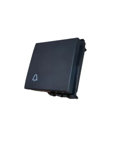 Vimar 20022.C 2-Module Button Bell Symbol Grey