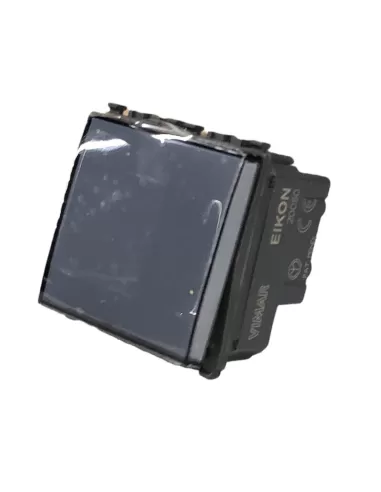 Vimar 20050 1P No 10A Grey Plate Button