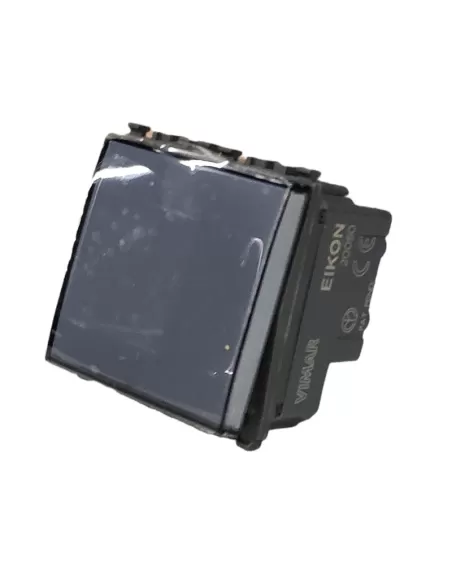 Vimar 20050 1P No 10A Grey Plate Button