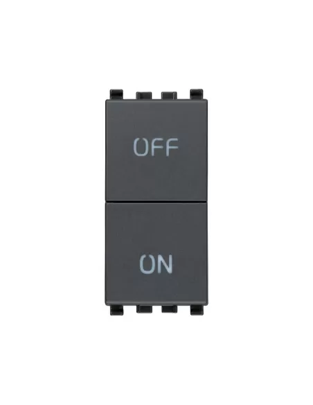 Vimar 20058 Two Independent Buttons No Nc 10A Grey