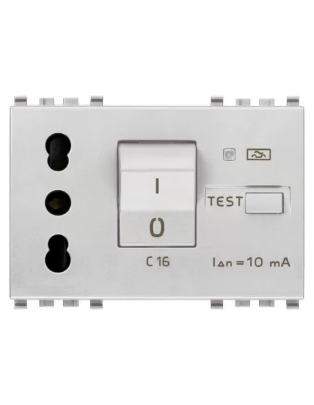Vimar 20283.N 2P T 16A Toma Bivalente Bipass Intb Mtdifc16 Siguiente