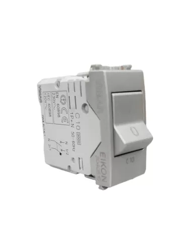 Vimar 20405.10.N Interruptor térmico magnético 1P N C10 120-230V