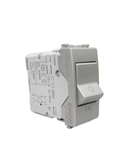 Vimar 20405.10.N Interruptor térmico magnético 1P N C10 120-230V