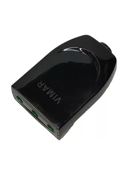 Vimar 2P T 16A Axial Black Socket 00222 Plugs and Sockets