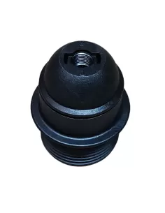 Vimar E27 Lamp Holder Partially Threaded Black 02104/S
