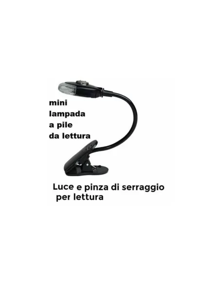 Cfg e050 LED reading light with battery clip