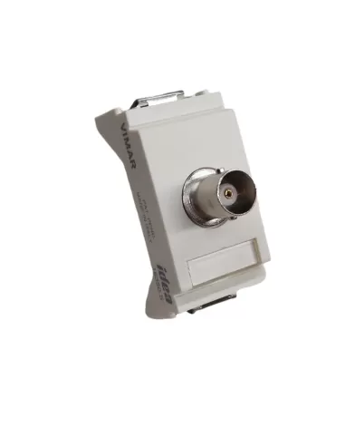 Vimar Idea 16350.SB BNC Connector Socket Soldered Cables White
