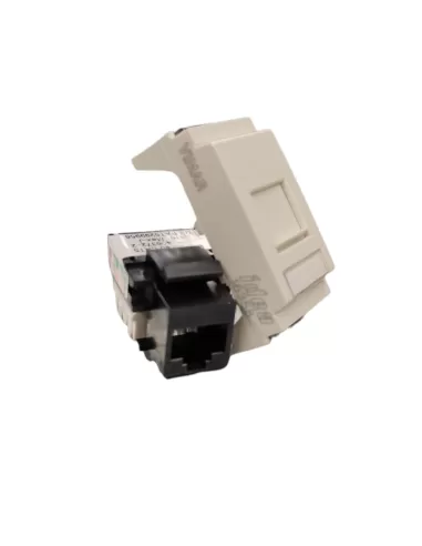 Vimar Idea 16358.6.B Rj45 Amp/ Tyco Cat5E Utp socket White