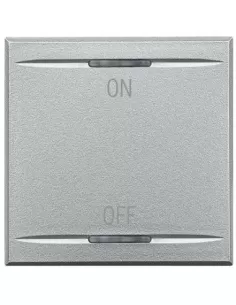 Bticino axolute clear key cover on off 2 mod hc4911//2ag