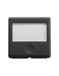 Gewiss gw21591 push button with name plate 2m illuminable 250v gw21591 system black//black