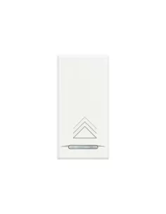 Bticino axolute white key cover 1 module dimmer symbol with illuminated lens hd4915ad