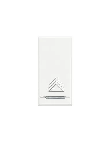 Bticino axolute white key cover 1 module dimmer symbol with illuminated lens hd4915ad