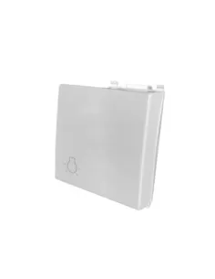 Vimar 14022.L 2-Module Key Cover White Light Symbol Plana Series