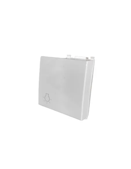 Vimar 14022.L Copritasto 2 Moduli Simbolo Luce Bianco Serie Plana