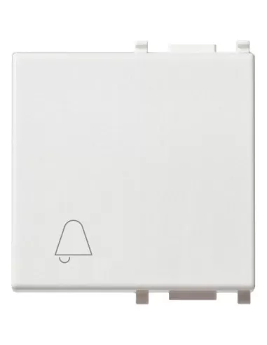 Vimar 14022.C Copritasto 2 Moduli Simbolo Campanello Bianco Serie Plana