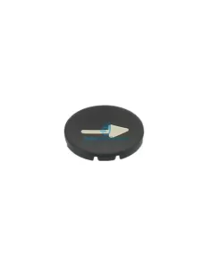 Eaton M22-xd-s-x7 calotta nera con freccia per pulsante piatto