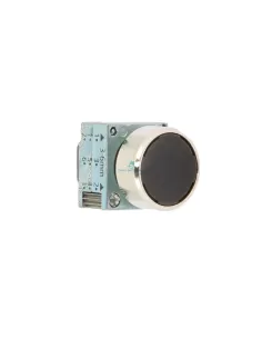 Siemens 3sb35000aa11 black metal flat push button