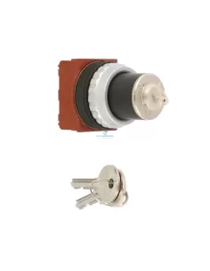 Siemens 3SB11004LB20 Selector switch 01 with key