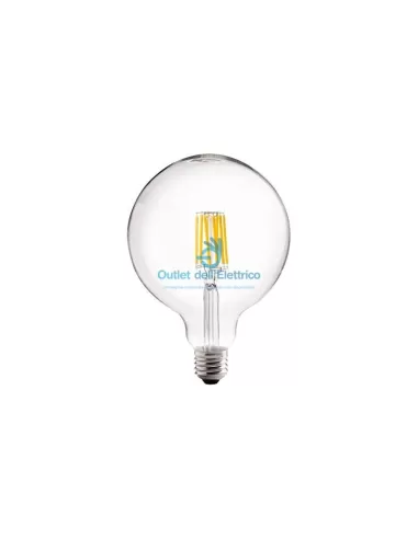 Wiva 12100560 Wireled globo clear d 125 e27 8w 3000k