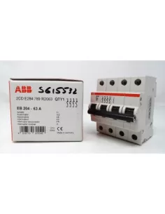 Abb eb204 63a interruttore sezionatore 4p 4 moduli  s615532