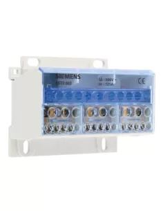 Siemens 5st2502 4-pole 125a din distribution terminal block