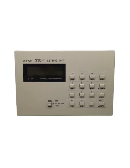 Omron s3d-p setting unit plc (programming panel)