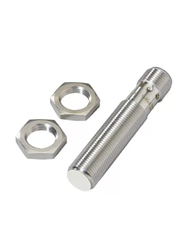 Inductive sensor m12 24vdc pnp no 4mm, m12 connector