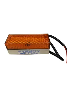 Siren 66802 ld85lnrfb24da2 orange linear flashing light 24vac//dc ip54 with fixed light with integrated LEDs