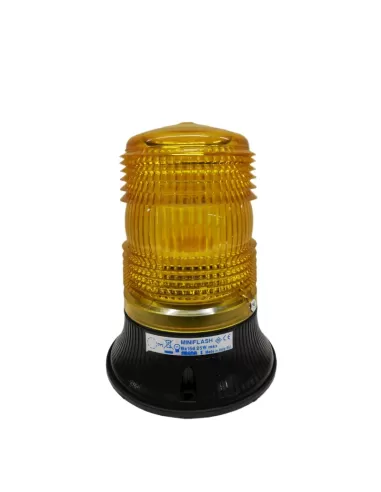 Siren 89195 mnf s//f yel s flashing yellow steady light 25w 12 48vdc ip54