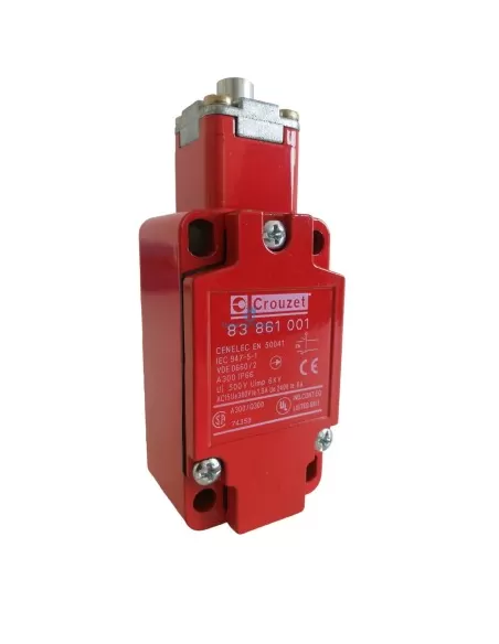 Crouzet 83861001 push-button limit switch 6A NO+NC