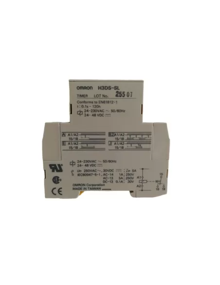 Omron h3dsslacdc-23778 multifunction and multivoltage analog timer,1rit sca