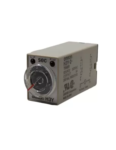 Omron h3y2ac2205s timer-analmini, riteccit2 cont rit dt 5sec 220vac