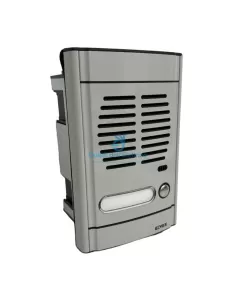 Vimar Elvox 8911 platine de rue citof.monofamiliare gris clair avec boîtier et cadre, sans module électronique