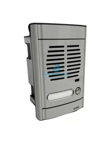 Vimar Elvox 8911 platine de rue citof.monofamiliare gris clair avec boîtier et cadre, sans module électronique