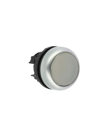 Eaton 216922 m22-dl-w white illuminated push button with ring nut