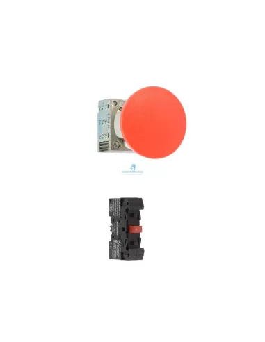 Siemens 3sb36031ca21 pulsante fungo con sblocco a trazione in metallo 1r