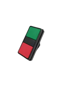Schneider d1m1z double push button red green d 22mm