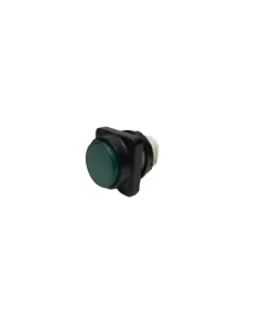 Schneider d1y1g green illuminated head button d°22 round