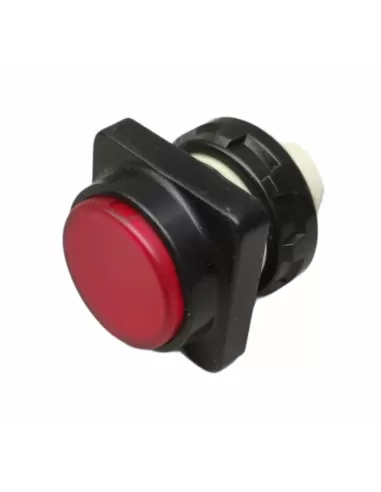 Schneider d1y1r red pilot light button d°22