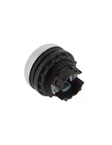 Eaton 216931 m22-dl-b blue illuminated push button with ring nut