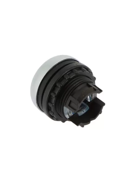 Eaton 216931 m22-dl-b blue illuminated push button with ring nut