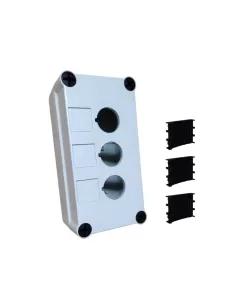 Ge power 189003 p9epe03 empty plastic button panel 3 holes