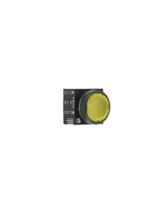 Siemens 3sb32060aa31 yellow flat illuminated push button 22mm 1l