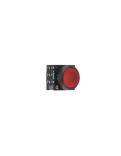 Siemens 3sb30010aa21 red illuminated flat push button