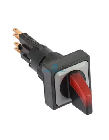 Eaton Q25lwk1r-rt illuminated selector switch 2 positions red
