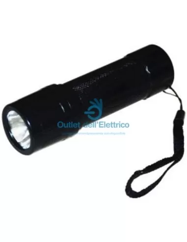 CFG EL019 Black LED Mini Torch 0.5 Watt with Batteries Included