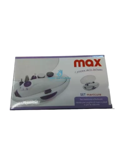 Max manicure set 5 accessori senza batterie